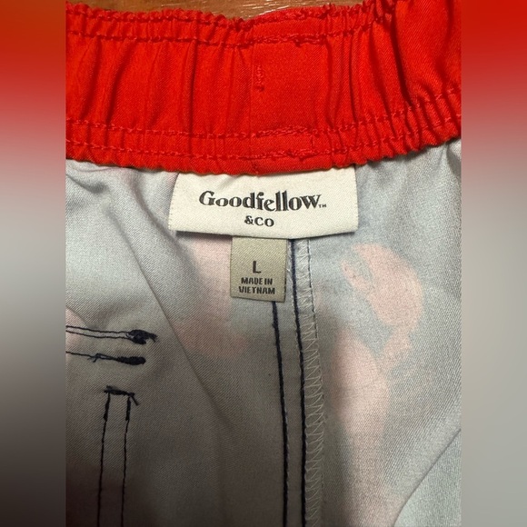 Goodfellow & Co Men Swim Shorts, Lobster New England Swim Short Blue, Size L - Picture 4 of 5